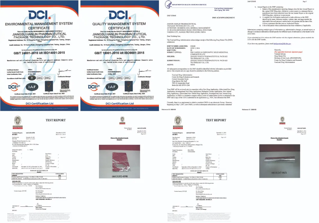 250 Micron Clear PVC Foil Rigid PVC Film for Pharmaceutical Packing